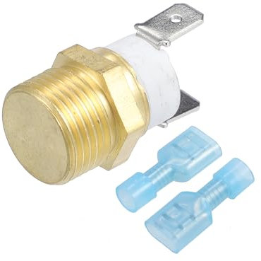 X AUTOHAUX Universal Automotive Radiator Engine Cooling Fan Temperature Thermo Sensor Switch 3/8'' NPT 160 Degree on 145 Degree Off