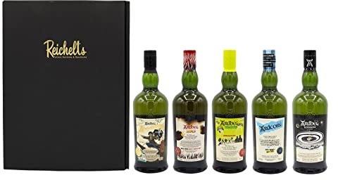 ARDBEG Committee Releases 5er-Set/Arrrrrrrdbeg! 51,8% 0,7 l + Scorch 51,7% 0,7 l + Fermutation 49,4% 0,7 l + Ardcore 50,1% 0,7 l + Hypernova 51% 0,7 l als Geschenkset mit Präsentbox by Reichelts