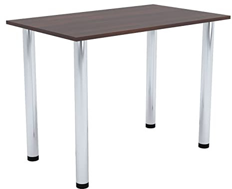 AKKE Esszimmertisch 90 cm x 50 cm Esstisch Kleiner Tisch Küchentisch Schreibtisch Dining Table Esszimmermöbel Chrombeine