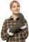 Jack Wolfskin Damen Highloft Knit Mitten W Handschuh, Island Moss, S