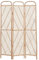Raumteiler aus Rattan natürlich/beige 106 x 180 cm 3-teilig Paravent Cosenza