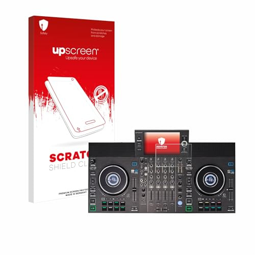 upscreen Schutzfolie für Denon DJ SC LIVE 4 | Transparenter Displayschutz Made in Germany Kristall-Klar Kratzschutz Anti-Fingerprint