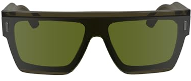 Calvin Klein Unisex CK24502S Sunglasses, 330 Khaki, 55