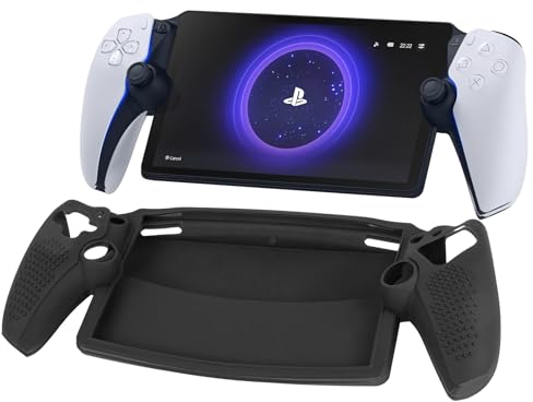 Olycism Silicone Case Compatible with Sony PlayStation Portal Silicone Case Shock-Sbsorbing Anti-Fingerprint and Anti-Scratch Protective Cover Anti-Slip Silicone Particles for Handle for PS5 Portal