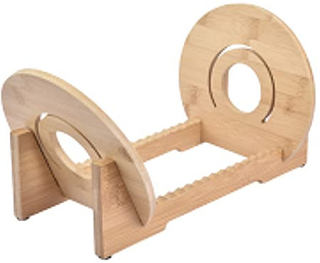 Support de Rangement pour Disque Vinyle, Présentoir pour Disques Vinyles en Bambou pour jusqu'à 50 Albums ou CDs, Porte Disque Vinyle, Support LP, Albums et Livres Organiseur pour Bureau Maison