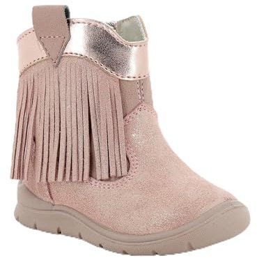 Primigi Skate, Stivali Western Bimba 0-24, Rosa Glitter-Rosa Antico, 19 EU