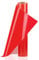 VINYL FROG Rouleau de vinyle adhésif permanent brillant, facile à découper, à transférer; pour tasse, fenêtre, décoration d'intérieur, etc. rouge 0,30 x 3 m