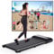 DeerRun Raceable Walking Pad Suitable for High-tech Equipment, Max 136kg Under Desk Treadmill with APP Control, 1864W Running Machine with Multi-Runner Races for Home and Office,Door to Door Delivery