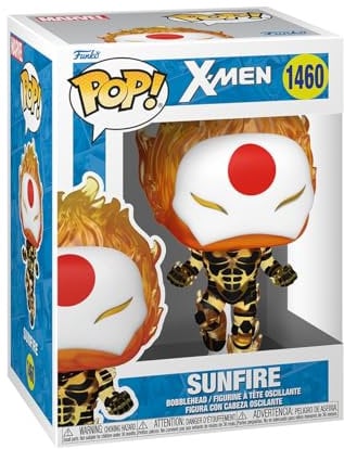 Funko Pop! Marvel: X-Men - Sunfire - Marvel Comics Vinyl Collectible Figure - Gift Idea - Official Merchandise - Toy for Children and Adults - Comic Books Fans