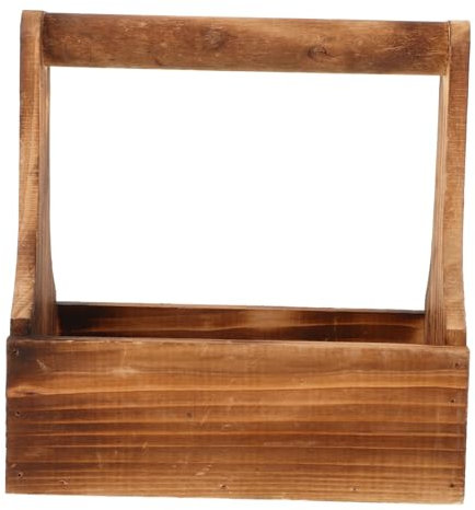 MOBUTOFU Macetas De Madera Rectangular para Jardín Jardinera De Madera Retro Maceta Vintage para Patatas Contenedor para Plantas De Jardín