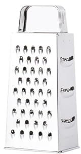 Stainless Steel Cutter Slicer Tower-Shaped Potato Cheese Grater Multi-Purpose Fruits Cutter Kitchen Accessories(Silver-8inch,Flat)