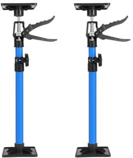 2 Stück Teleskopstütze 50–115cm,Tragkraft Deckenstütze Montagestütze,Einhandstütze Teleskopstütze,Deckenspanner Zargenspanner,Rutschfest Einhandstütze,Teleskopstange Zargenspanner,Belastbar Bis 40 kg