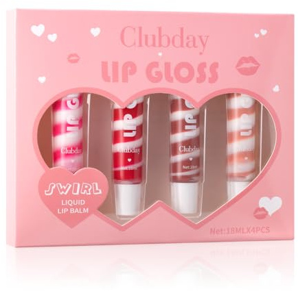 NIE PAN CHONG SHENG Spirale Feiner Glitter Perlglanz Feuchtigkeitsspendender Lipgloss Hose Nude Feuchtigkeitsspendendes Getöntes Lippenöl