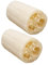DECOMELODY 2stücke Natürlicher Schrubb-luffa Zum Duschen Praktischer Luffa Für Haushalts Und Körperreinigung Badezubehör Aus Hochwertigen Materialien