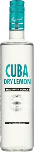 Cuba Vodka Dry Lemon 700ml | 30% Vol. | Zitronen-Vodka Spirituose | Erfrischend & Stark | Perfekt für Cocktails & Longdrinks