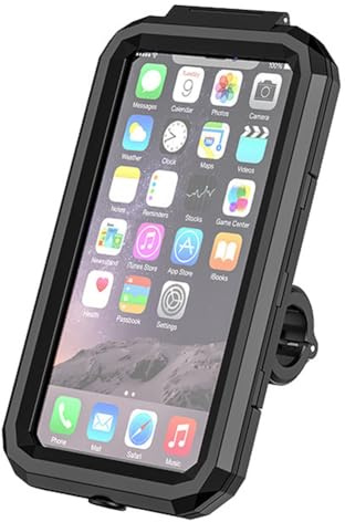 Fegtrtyoa Motorcycle Phone Holder Waterproof Case Phone Waterproof Case Motorcycle Mount Motorcycle Phone Holder Waterproof Case Wireless Charger Motorcycle Mount Double Socket Arm Handlebar Mirror