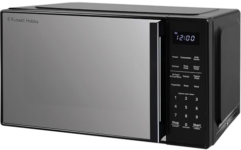 Russell Hobbs 4 in 1 Digital Combination Microwave 23 Litre 900W with Air Fryer Function, Touch Control, 10 Power Levels, Defrost & Reheat Function, 99 Min Timer in Black, RHMTAF2302B