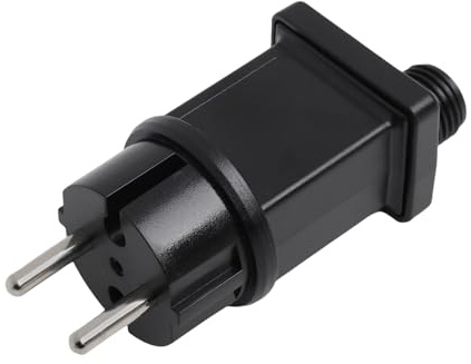 GSGFUIS IP44 Netzteil Lichterkette 4.5V 4.5W 1A Stecker für LED Weihnachtsbeleuchtung, Wasserdichtes Steckernetzteil EU Stecker