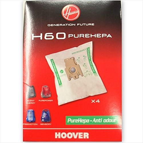4 SACCHI SACCHETTI ASPIRAPOLVERE HOO VER PURE POWER ORIGINALE H 60 MICROFIBRA