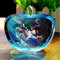 12 constellation Clear Rare Crystal Glass Apple Model Figurines Paper weights natural stones and minerals Photo Customized Crystals For Home Decor (Taurus)