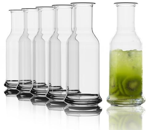 Stölzle Lausitz Purity 6er Set Karaffe aus Glas, Volumen: 500 ml, 5040064, Klar