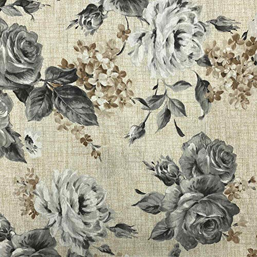 Gedruckt Canvas Dekostoff - 280 cm Breite - Meterware ab 0,5 m - Preis gilt für 0,5 m | Blumen