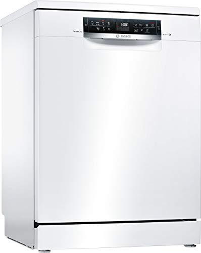 Bosch SMS67MW01E Serie 6 Freistehender Geschirrspüler/A+++ / 60 cm/Weiß / 237 kWh/Jahr / 14 MGD/SuperSilence/Beladungs-Sensor/VarioSchublade