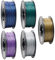 PETG Filament 3D Drucker 1,75mm / 5x 1kg Rolle 5 Metallic Farben 5er Set (5Kg) PET-G für 3D Printer oder Stift