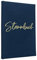 Hochzeitideal – Stammbuch der Familie Amore blau 21,0 cm x 15,0 cm - Buchbinderleinen Hochzeit - Familienbuch Standesamt mit 6-Fach Ringmechanik für Urkunden mit Behördenlochung