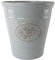Muddy Hands Grey Small Large Olive Plastic Plant Pot Decorative Outdoor Garden Flower Herb Tree Planter (1, 14 Litre)