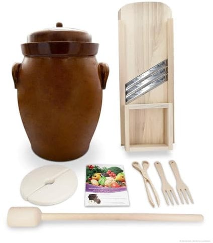 K&K Gärtopf-Set [Form 2] mit umfangreichem Zubehör in unterschiedlichen Größen (26 Liter)