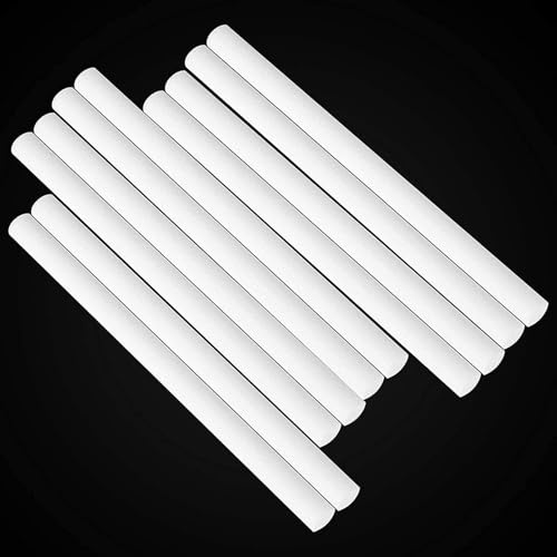 Haofy Luftbefeuchter-Filter, Sticks, Baumwoll-Filterdochte, 0,71 x 13 cm, Nachfüll-Sticks, Filter-Ersatzdochte für tragbare Mini-USB-Luftbefeuchter, Weiß, 10 Stück