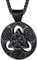 FaithHeart Edelstahl Wiking Kelitscher Knot Kette Herren Keltischer Knot Anhänger für Vatertag Valentinstag