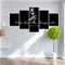 5 Stück Drucke Auf Leinwand Gedruckt Malerei Wohnzimmer Wand Kunst Leinwand Tupac Nur Gott Kann Mich Richten Poster Bild XXL Wohnzimmer Wohnkultur Kreatives Geschenk (Gerahmt)