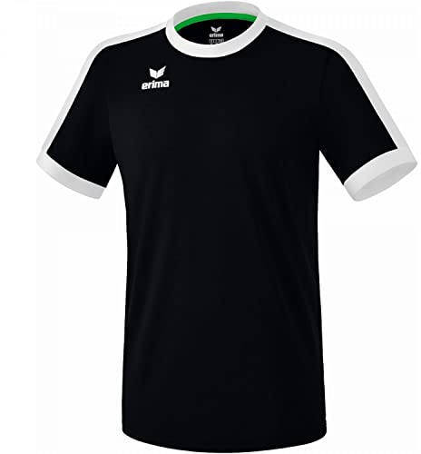 Erima Retro Star Trikot schwarzweiss, L Herren