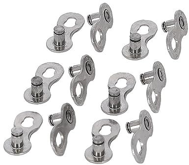XLC Unisex – Erwachsene QR Link Kettenverschluss, Silber, 12-Fach