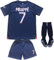 Mbappe #7 2023/2024 Heim Trikot Shorts und Socken Kinder und Jugend Größe (Navy,176)