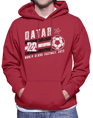 All+Every Qatar World Class Football 2022 Men's Hooded Sweatshirt