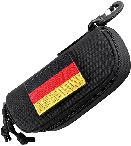 WYNEX Taktisches Brillenetui aus Molle, Taktisches Brillenbox Stoßfestes Sonnenbrillenetui Schutzbox