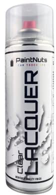 Clear Lacquer Spray Can - Fast Drying & High Gloss Protective Coating Paint Care For Cars & Motorbikes - 500ml