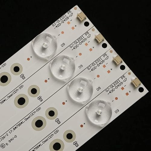 2TV LED retroiluminación GJ-DLEDII P5-400-D409-V7 for LED TV P h ilips 40PFT5300/12 40PFT5300/60 40PFK4509/12 40PFH5300/88 (Color : 1TV (8pcs))