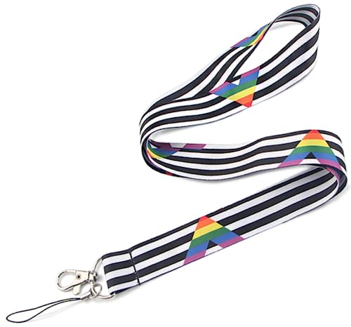Straight Ally Sexuality Festival Flag Student Lanyard ID Card Strap