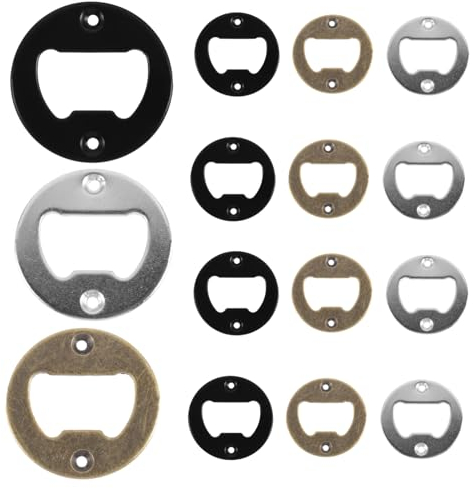 ORFOFE Kit Di Stampi in Resina Fai Da Te Per Apribottiglie Inserti in Acciaio Inossidabile Con Viti e Cacciavite Per Applicazione Pratica