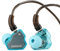 Linsoul 7Hz x Crinacle Zero:2 In-Ear Monitor, driver dinamico IEM da 10 mm aggiornato, cuffie cablate, cuffie da gioco cablate, IEM OFC cablato per musicisti (Blu)