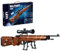 Tirff Technik Gewehr Bausteine Bausatz, 528 Klemmbausteine Technik 98K Waffe-Gewehr Modell mit Schussfunktion, MOC Militärische Waffen Bauset Modell Kompatibel mit Großen Marken
