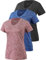 Star Vibe 3 Stücke Sport Shirts Für Damen Fitness Yoga Tshirt Damen Atmungsaktive Women's Activewear Yoga Kurzarm Black/Navy/Wine Red M