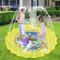Zhwidnerso Splash Pad, 67/170cm Sprinkler Mat Outdoor Play Mat, Splash Mat for Kids Dogs, Sprinkler Pad, Sprinkle Splash Water Pad Toys, Summer Garden Beach Spray Mat Toy Gifts for Boys Girls