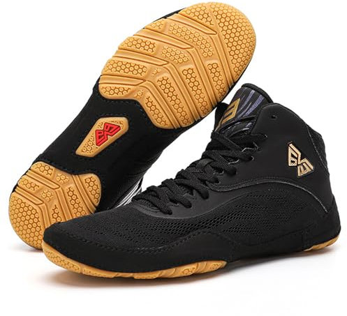 Wrestling-Schuhe,Leichte Kampfsport Boxschuhe,Ringerschuhe Herren,Unisex,Leicht,Leicht Und Bequem,Dauerhafter Komfort,für Männer,ma'am,Boxen,Ringen,Sandas,Kämpfen,Sport Krafttraining.
