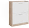 Vicco Schuhschrank Gizmo, Schuhregal, Sonoma/Weiß, 59 x 72.5 cm 2 Fächern