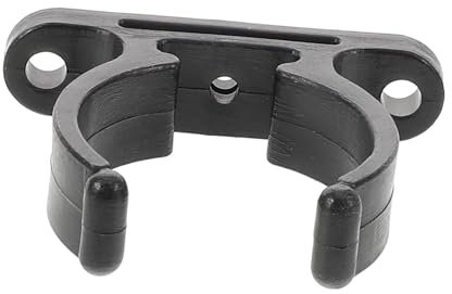 MUSISALY Boat Clamp Kit Black Cable Sleeve Tube Clamp for Use Boat Hook Holder Clips